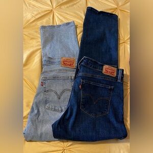 Women’s Levi Jeans - 2 Pair